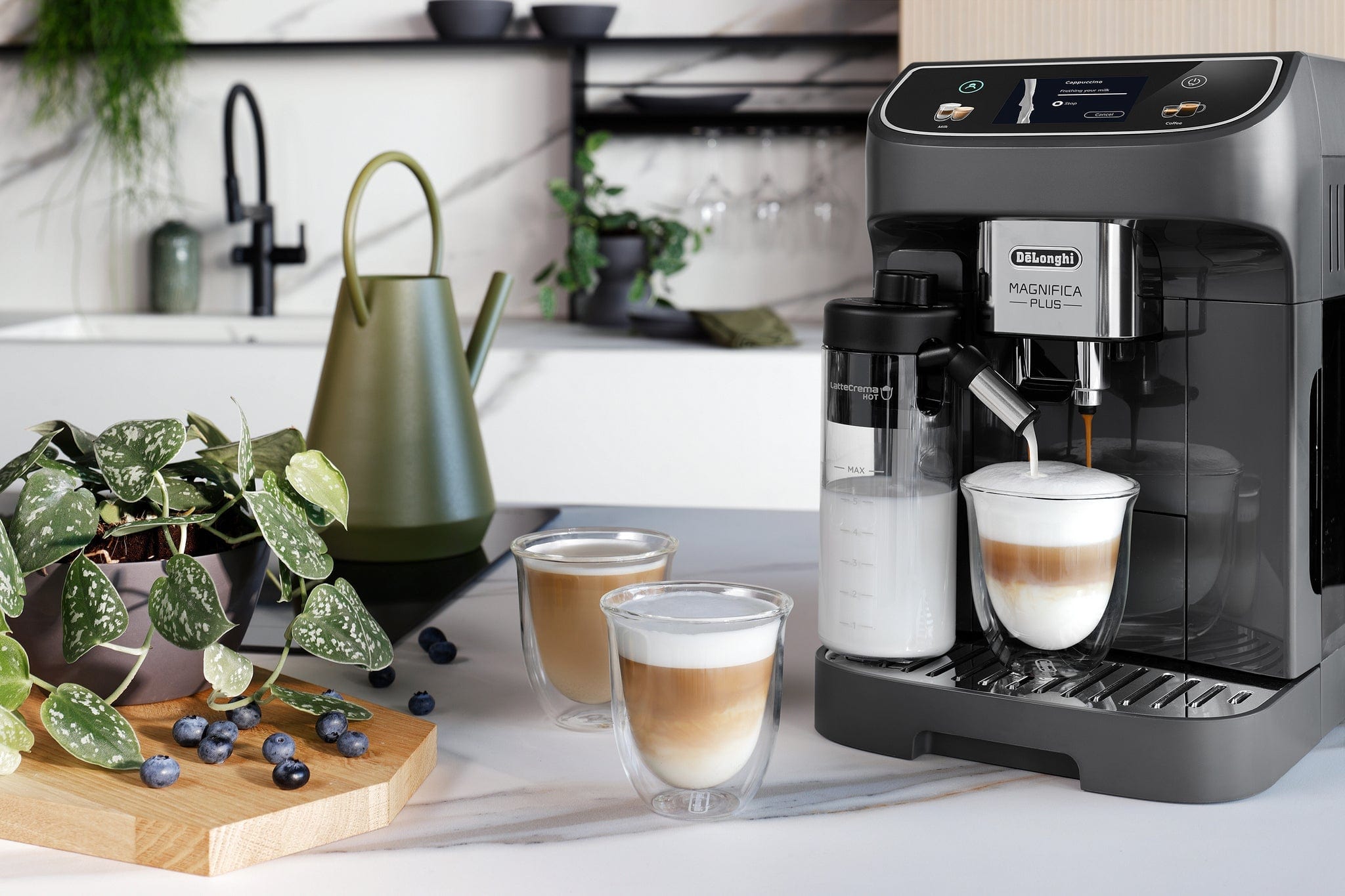 Delonghi COFFEE MACHINE Delonghi Magnifica Plus Bean To Cup Coffee Machine ECAM320.61.G (7791472050265)