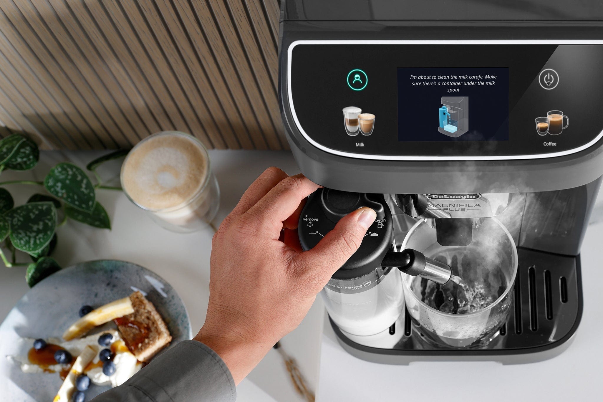 Delonghi COFFEE MACHINE Delonghi Magnifica Plus Bean To Cup Coffee Machine ECAM320.61.G (7791472050265)