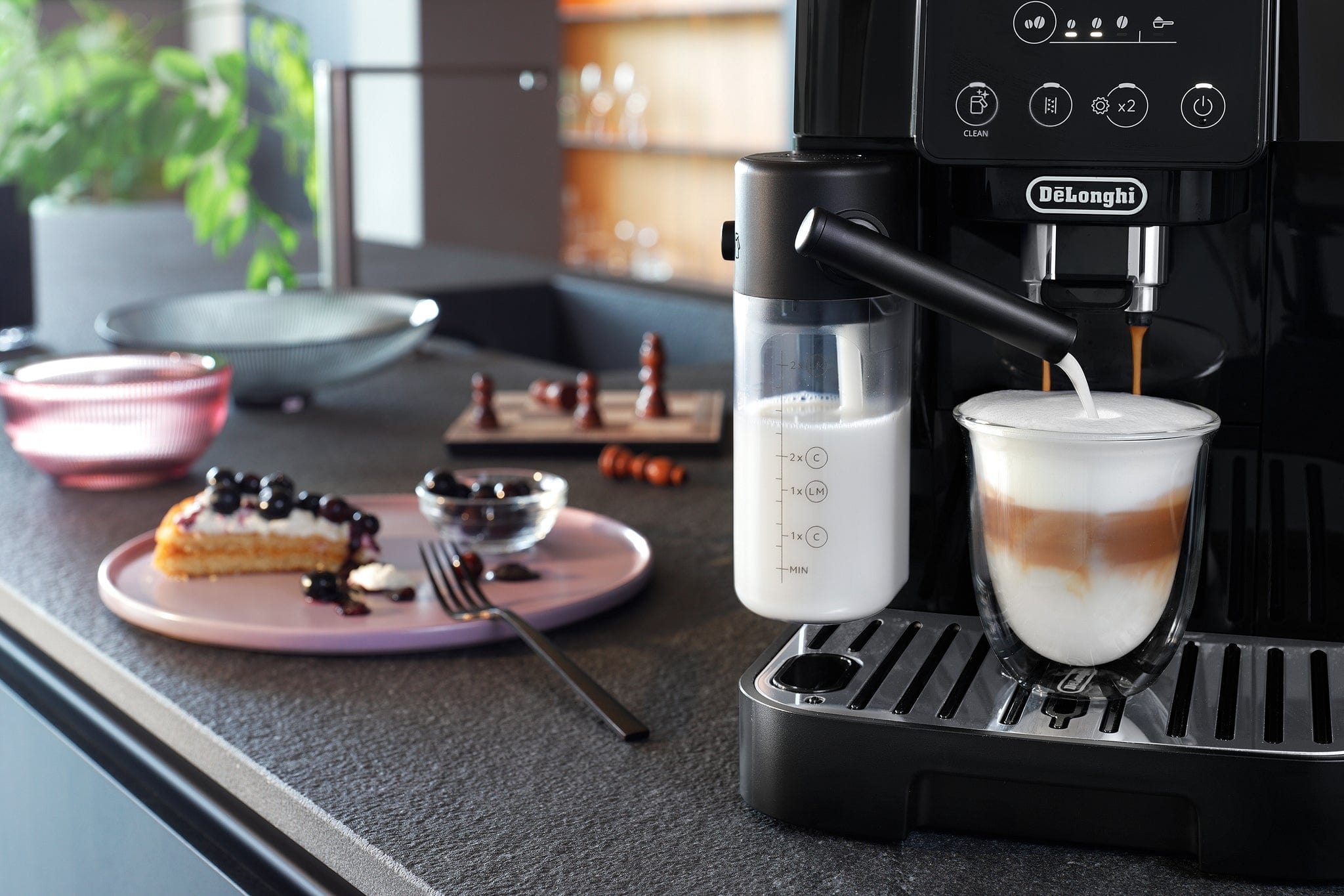Delonghi COFFEE MACHINE Delonghi Magnifica Start + Milk Bean To Cup Coffee Machine ECAM220.60.B (4762707951705)