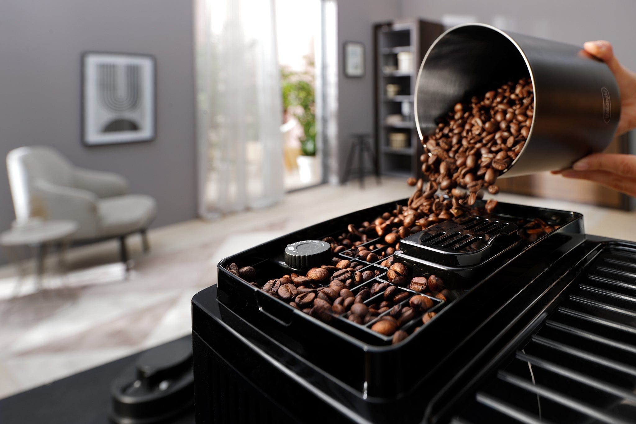 Delonghi COFFEE MACHINE Delonghi Magnifica Start + Milk Bean To Cup Coffee Machine ECAM220.60.B (4762707951705) (7738764656729)