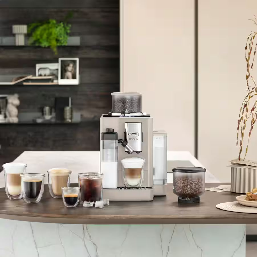 Delonghi COFFEE MACHINE Delonghi Rivelia Bean To Cup Coffee Machine Sand Beige EXAM440.55.BG