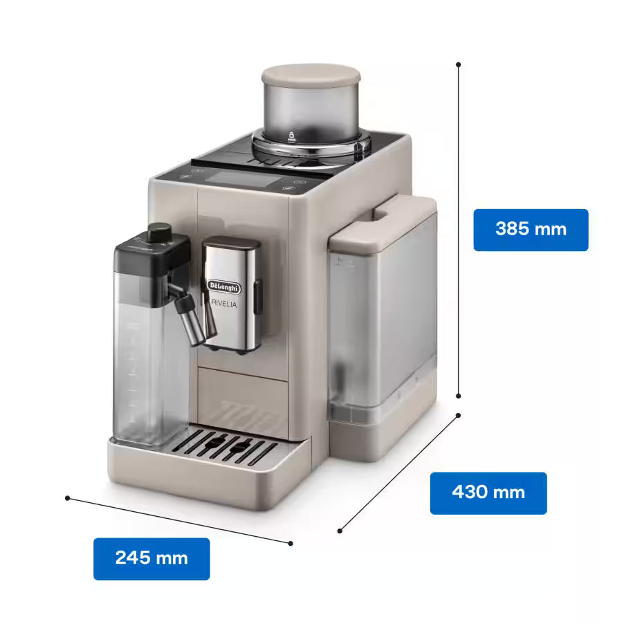 Delonghi COFFEE MACHINE Delonghi Rivelia Bean To Cup Coffee Machine Sand Beige EXAM440.55.BG