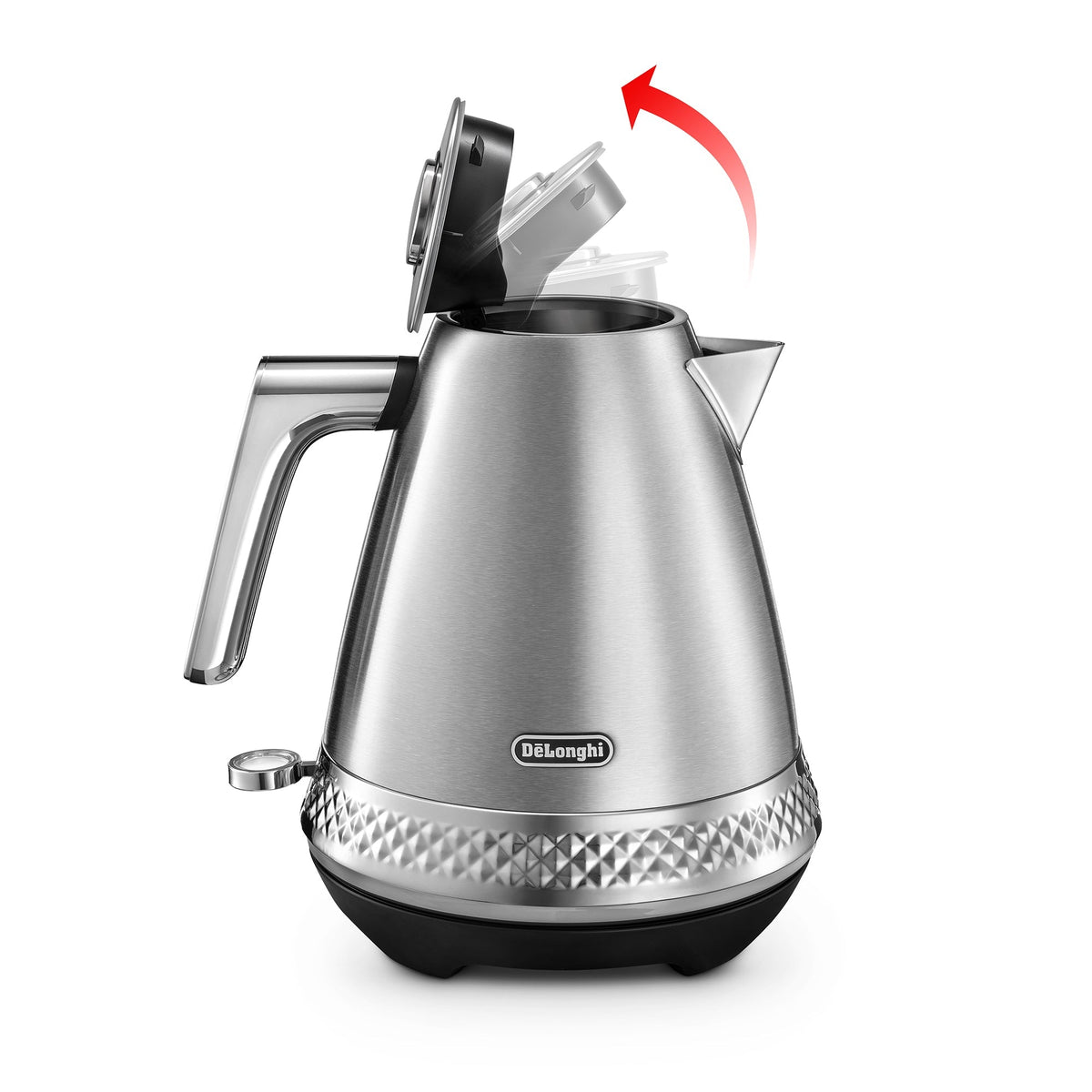 Delonghi - Diadema Cordless Kettle 1,7L Metal Finish KBV3001.M
