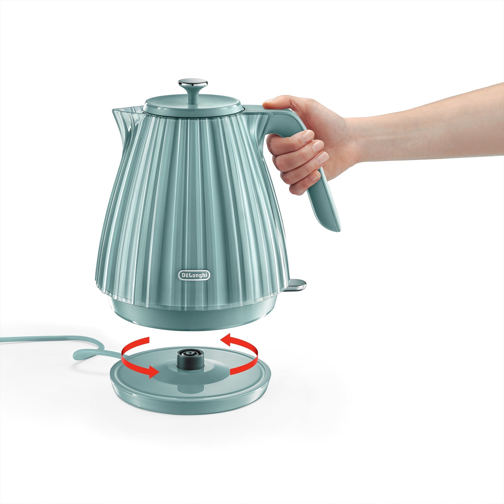 Delonghi KETTLE Delonghi Ballerina Kettle Green 1,7L KBD3001.GR (7400462647385)