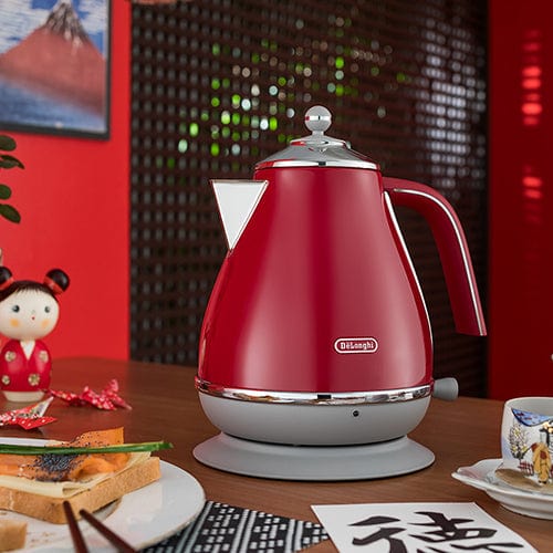 Delonghi KETTLE Delonghi Icona Capitals Kettle Red KBOC3001.R (2061796245593)