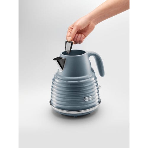 Delonghi KETTLE Delonghi Scultura Scolpito Selections Kettles 1.5 Litre Mineral Blue KBZS2001.AZ