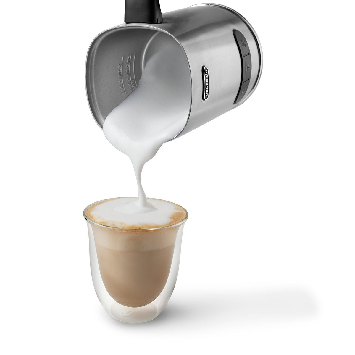 Delonghi - LatteMix Hot & Cold Dairy & Plant Based Milk Frother 250ml EMF3.M.
