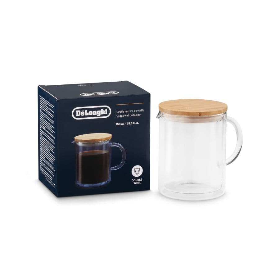 Delonghi MUG DeLonghi Double Wall Coffee Pot 750ml DLSC078