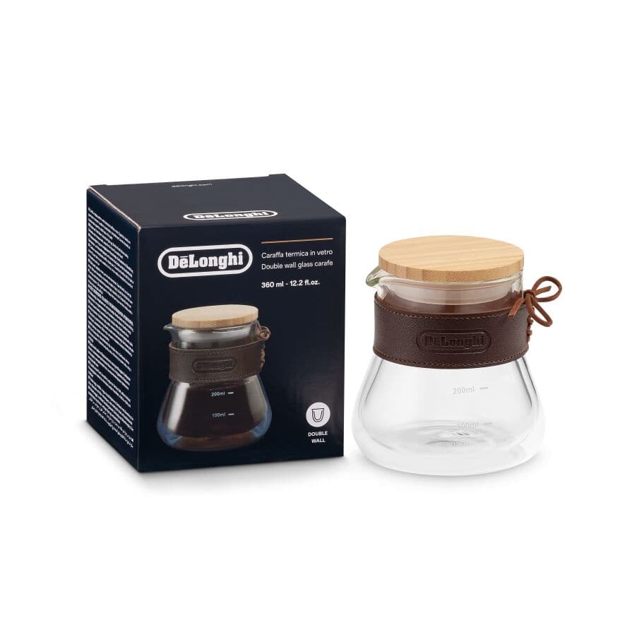 Delonghi MUG DeLonghi Double Wall Glass Carafe 360ml DLSC077