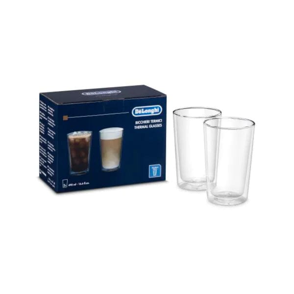 Delonghi MUG DeLonghi Double Wall Thermal Glasses 490ml DLSC319 (7790557954137)