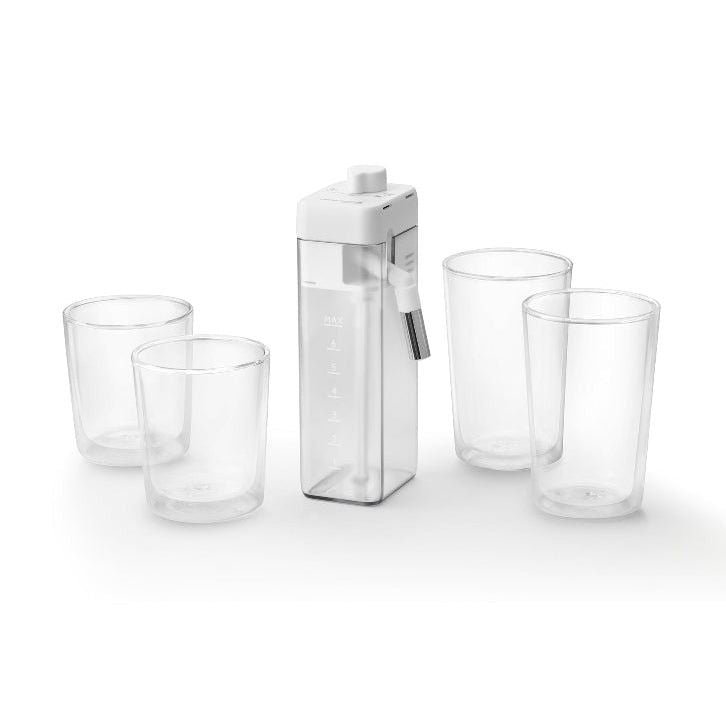Delonghi Rivelia LatteCrema Cold Milk Frothing Bundle DLSC032.