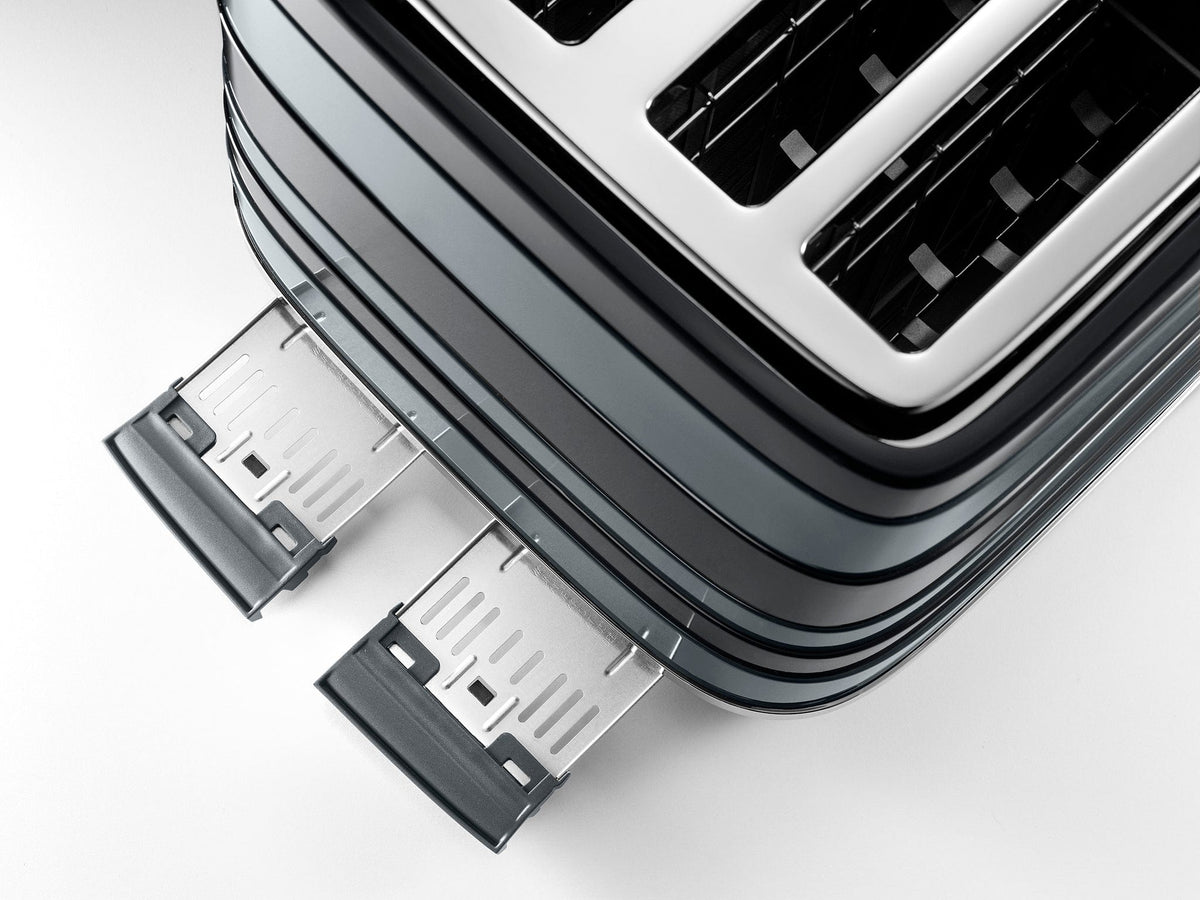 Delonghi TOASTER Delonghi Avvolta Class 4 Slice Toaster Black CTAC4003.BK