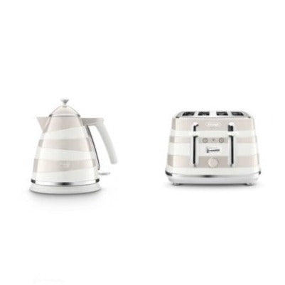 Delonghi TOASTER Delonghi Avvolta Kettle & Toaster Breakfast Pack - White (7396470554713)
