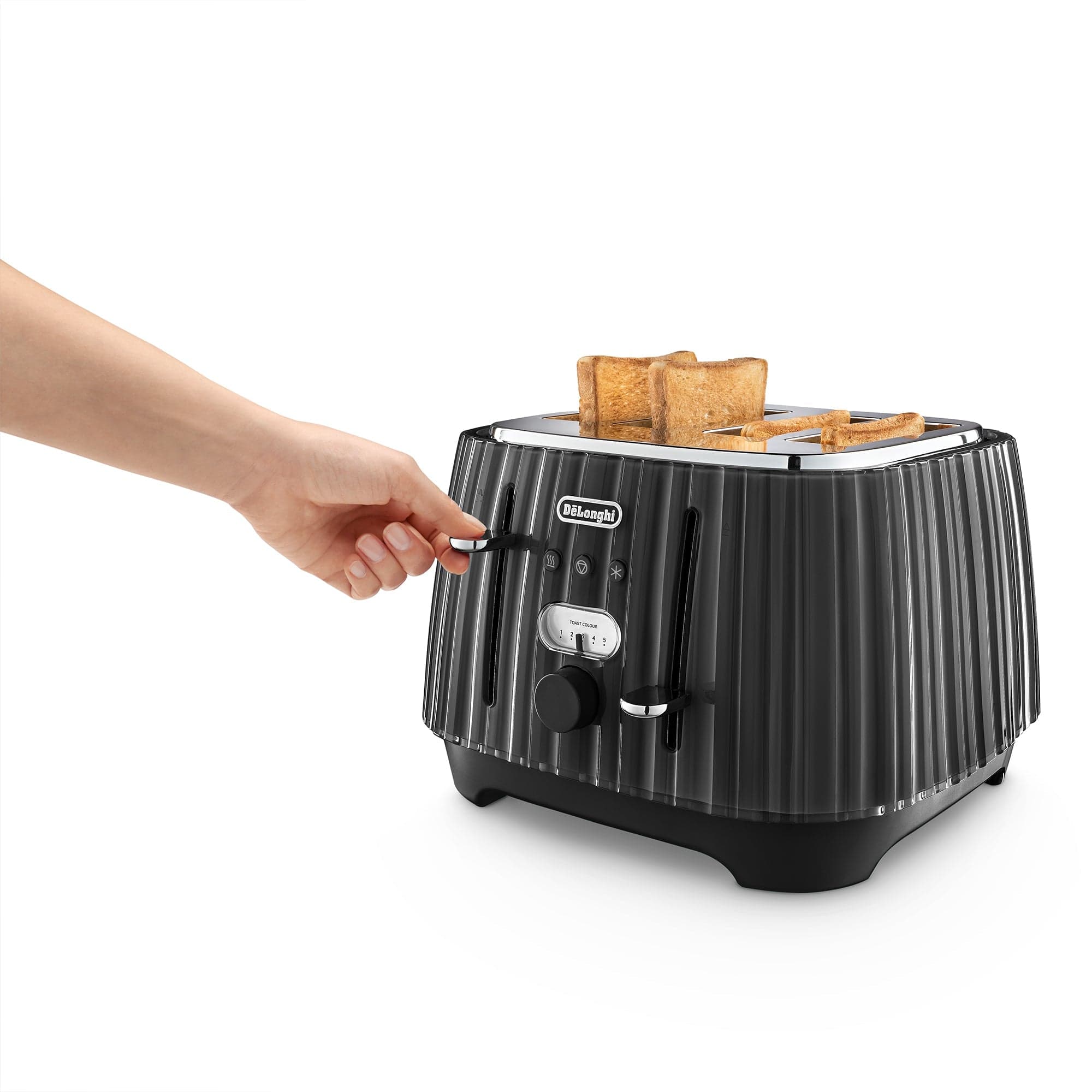 Delonghi TOASTER Delonghi Ballerina 4 Slice Toaster Furnace Black CTD4003.BK (7400471396441)