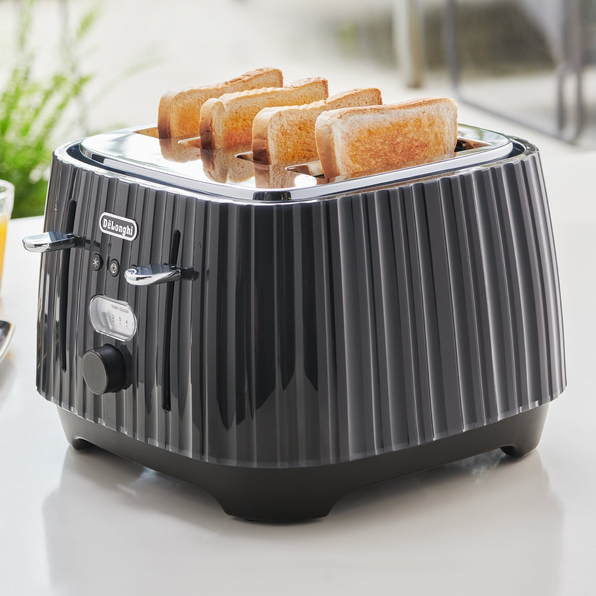 Delonghi TOASTER Delonghi Ballerina 4 Slice Toaster Furnace Black CTD4003.BK (7400471396441)