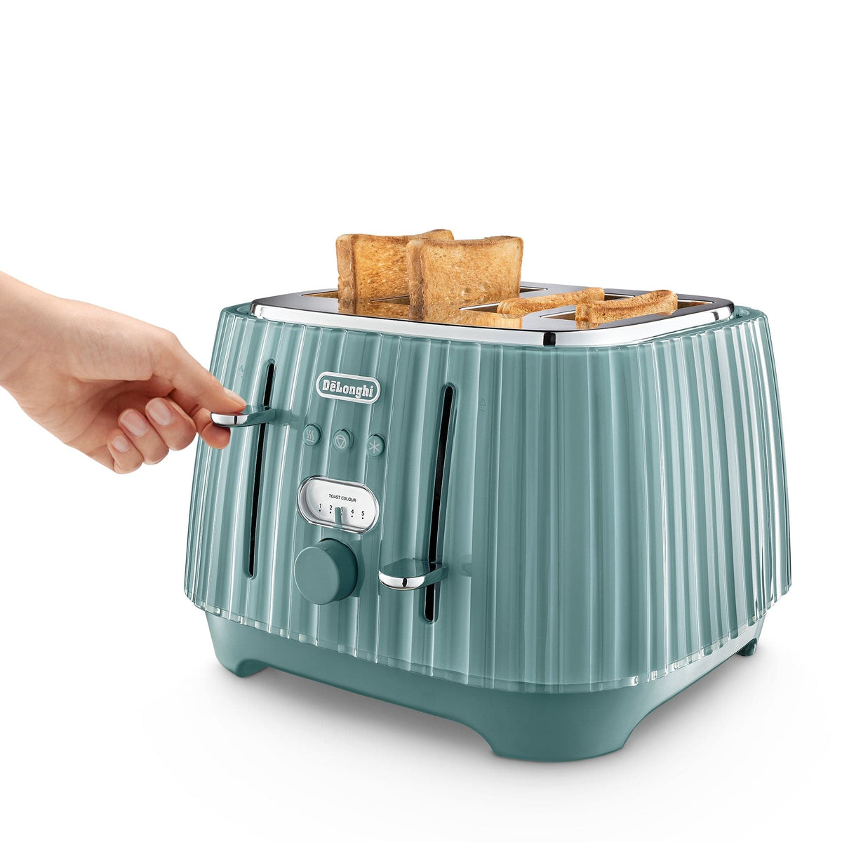 Delonghi TOASTER Delonghi Ballerina 4 Slice Toaster Laguna Green CTD4003.GR (7400474214489)