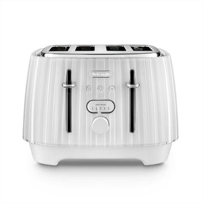 Delonghi TOASTER Delonghi Ballerina 4 Slice Toaster Opaline White CTD4003.W (7400473067609)