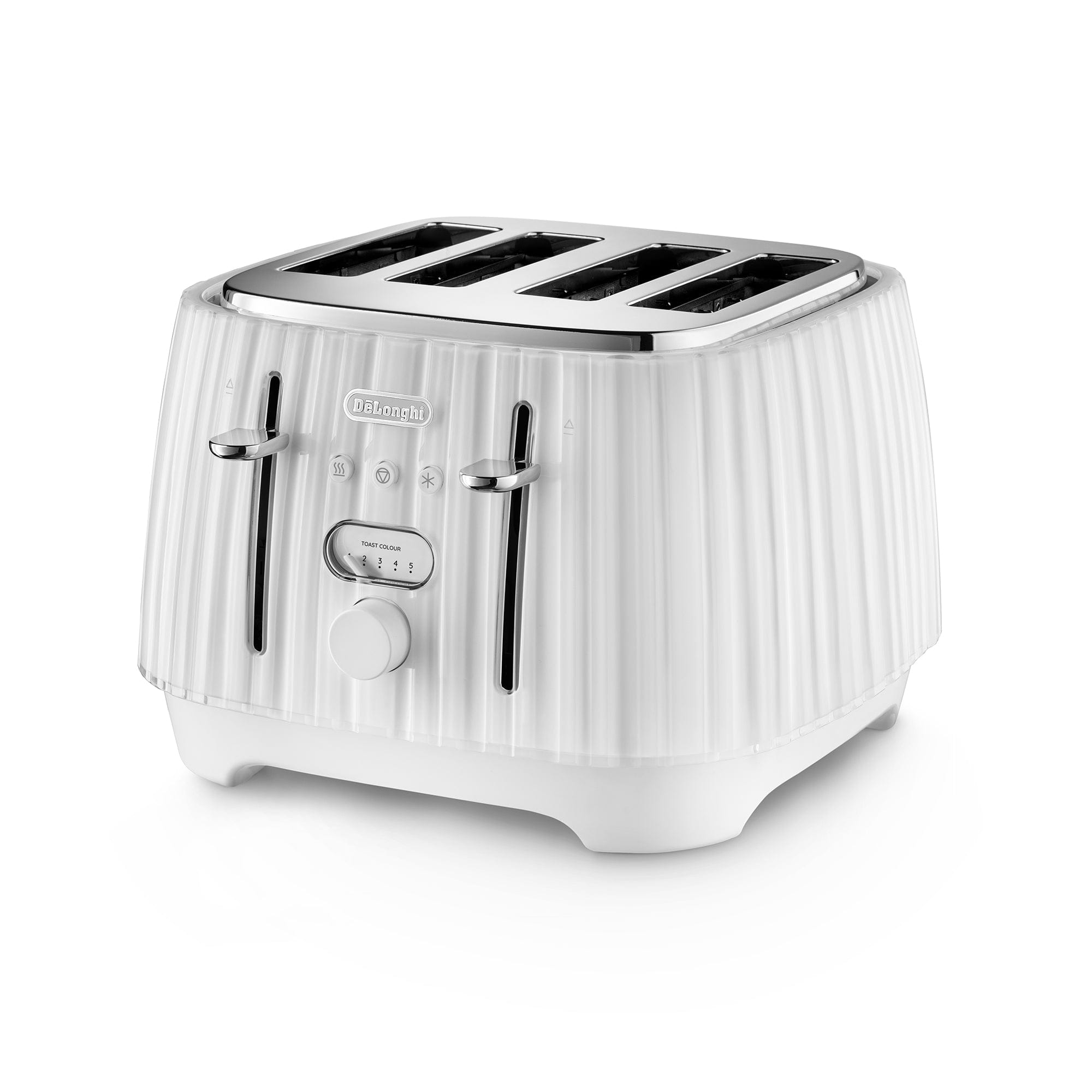 Delonghi TOASTER Delonghi Ballerina 4 Slice Toaster Opaline White CTD4003.W (7400473067609)
