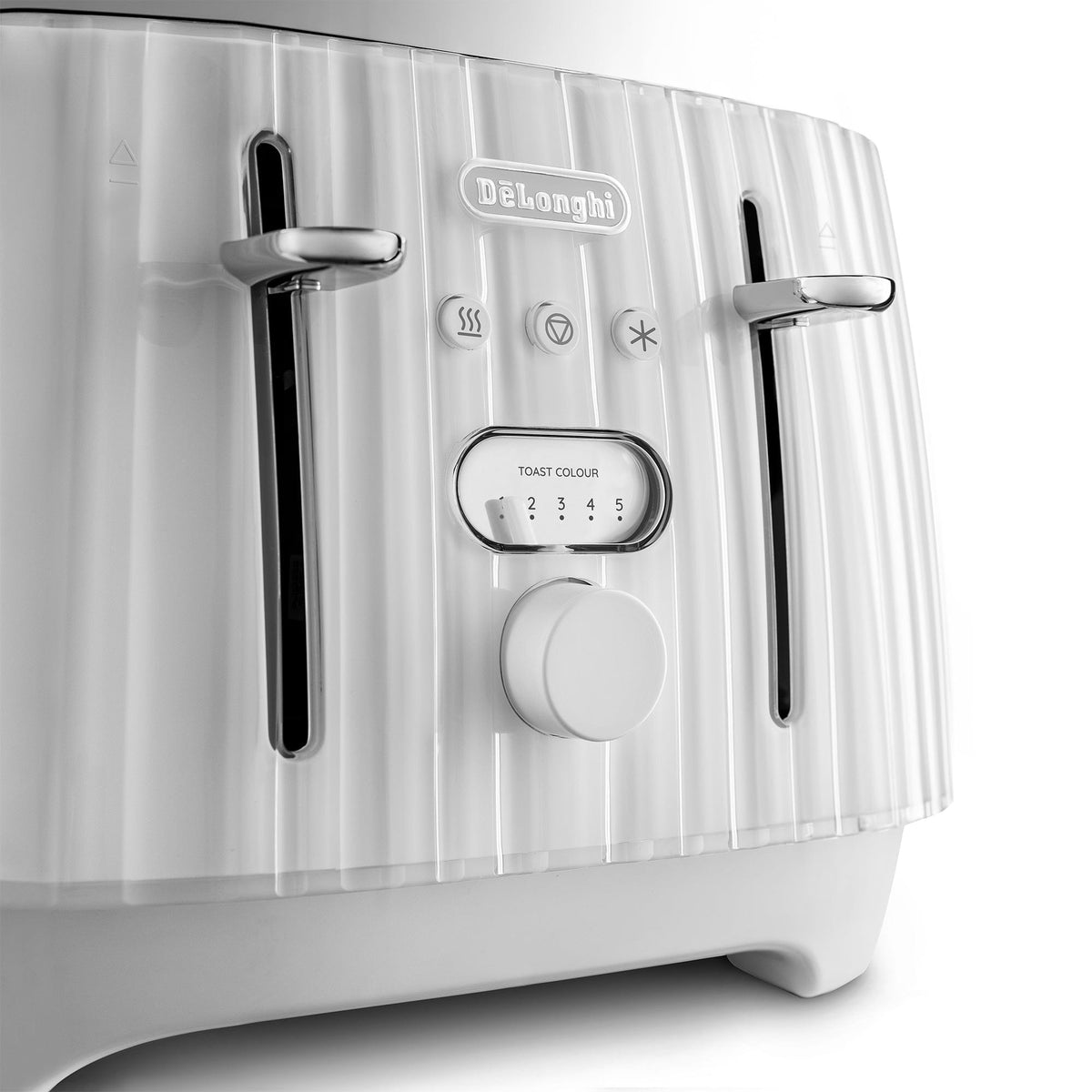 Delonghi TOASTER Delonghi Ballerina 4 Slice Toaster Opaline White CTD4003.W (7400473067609)