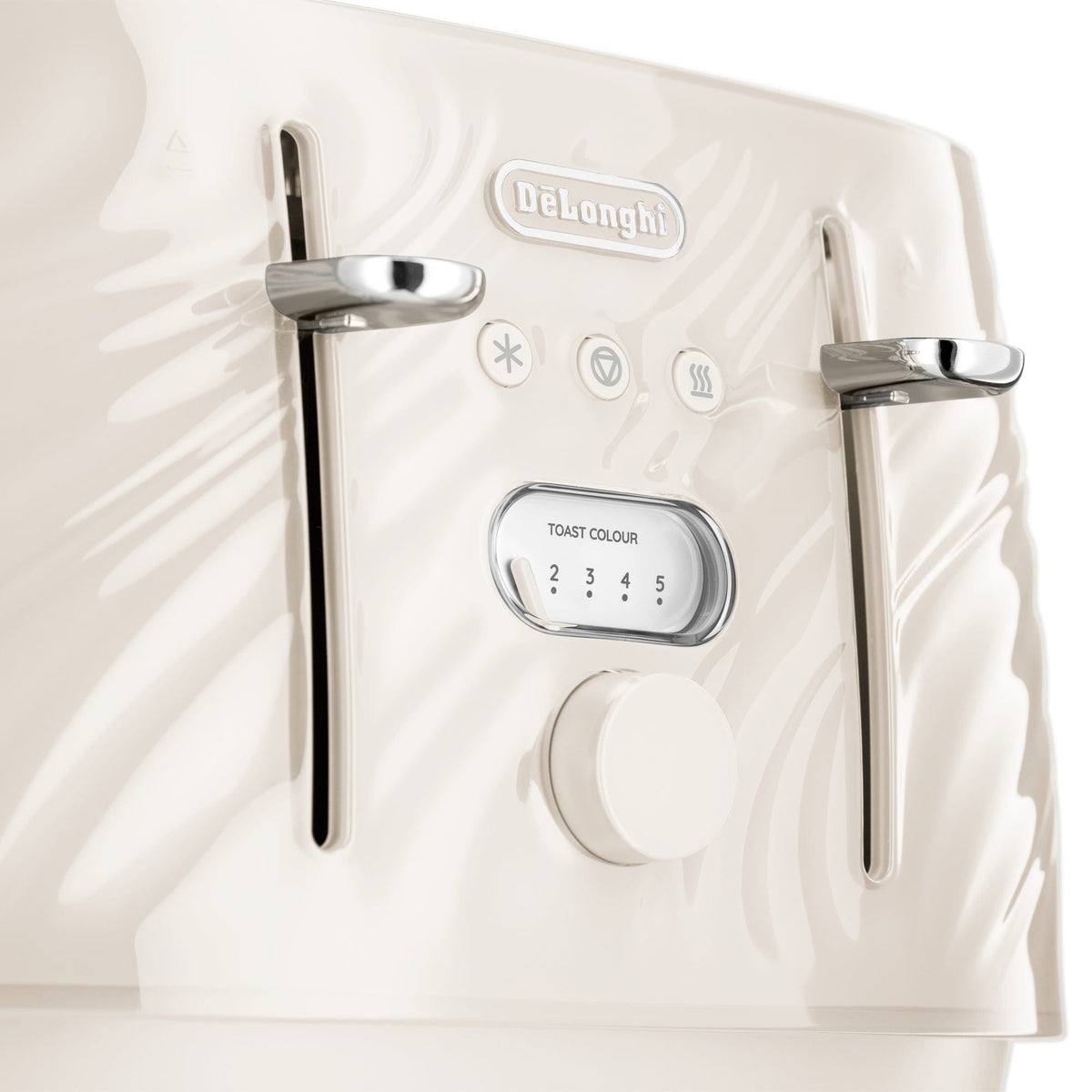 Delonghi TOASTER Delonghi Ballerina Seta 4 Slice Toaster Silk Beige CTDS4003.CR