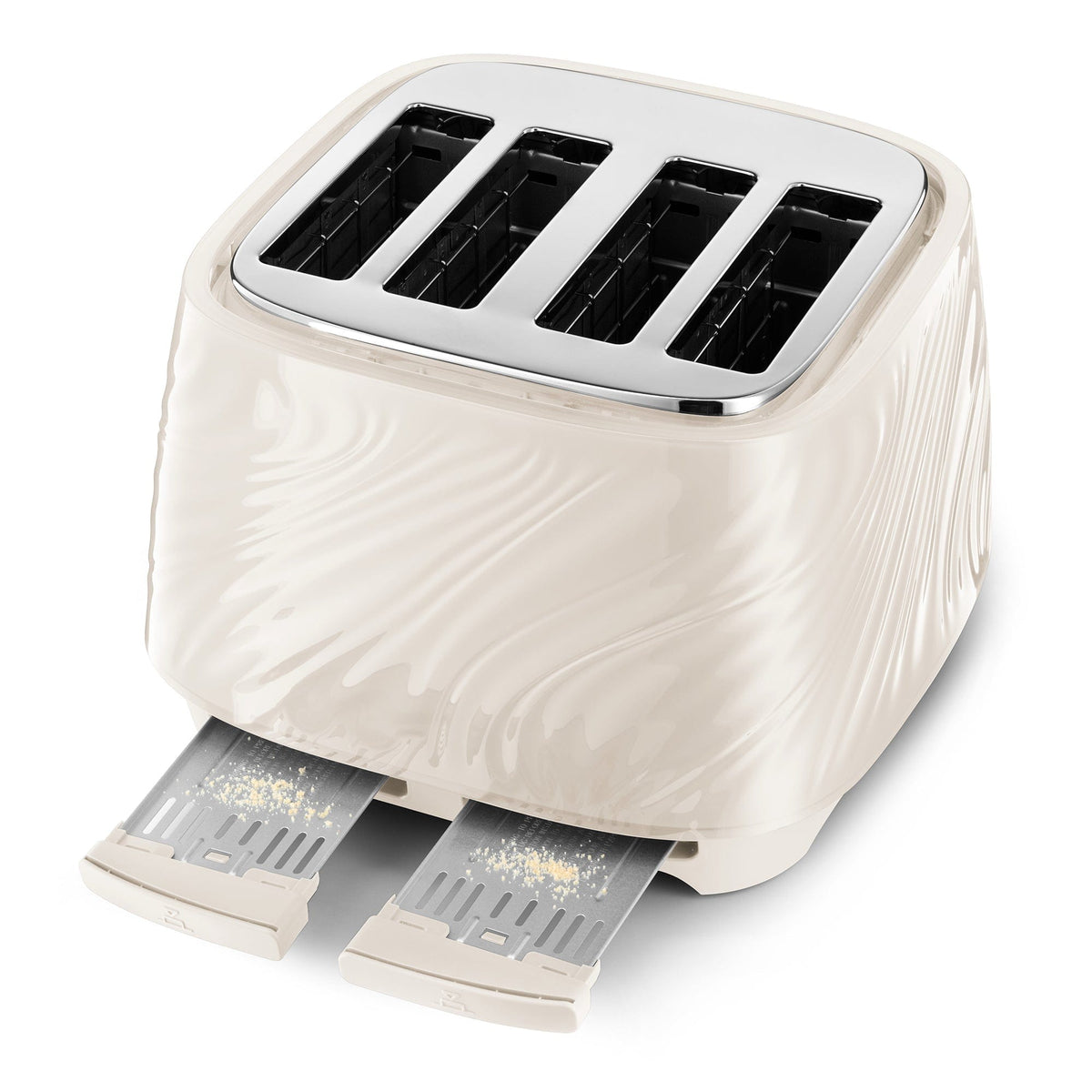 Delonghi TOASTER Delonghi Ballerina Seta 4 Slice Toaster Silk Beige CTDS4003.CR