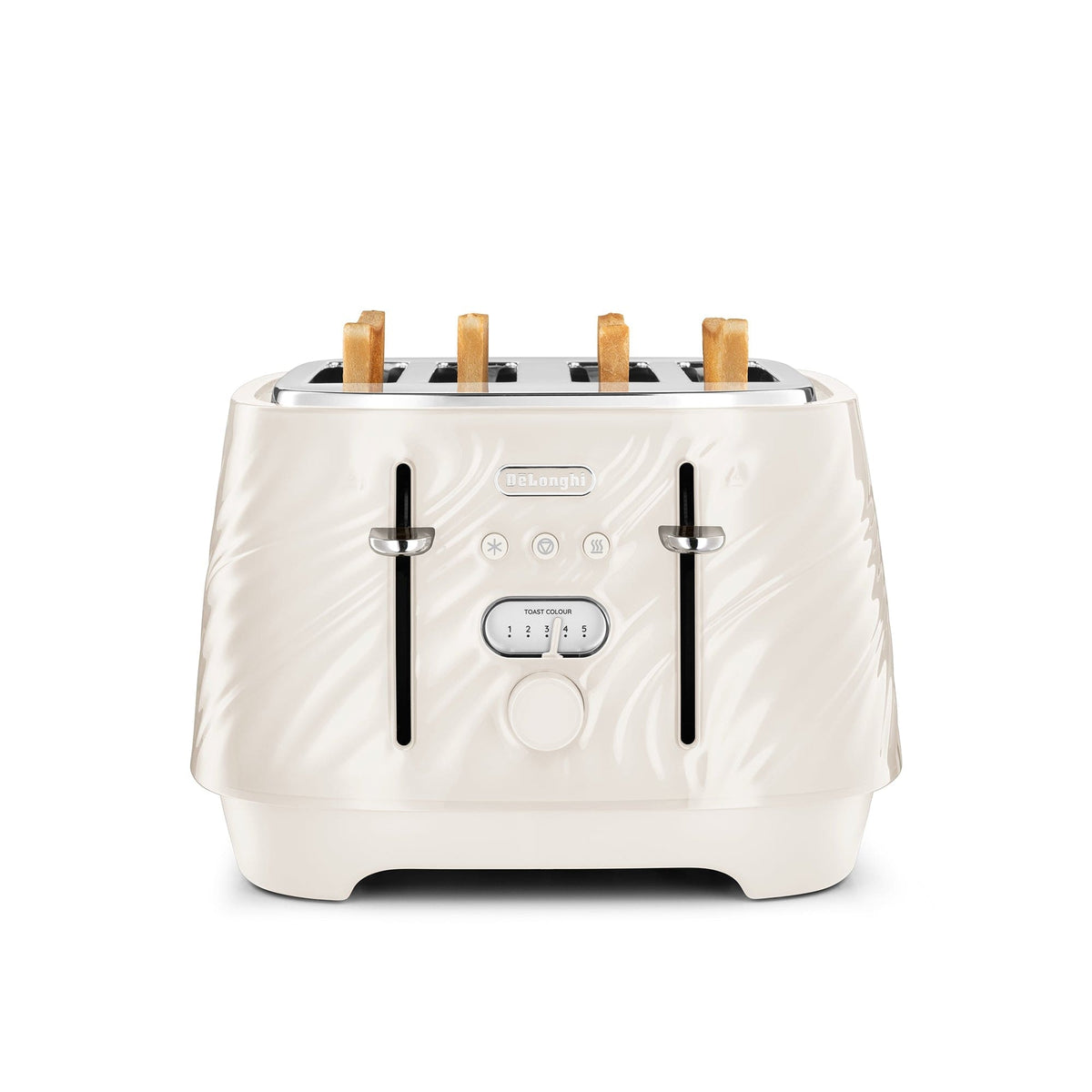 Delonghi TOASTER Delonghi Ballerina Seta 4 Slice Toaster Silk Beige CTDS4003.CR
