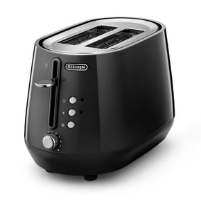 Delonghi TOASTER Delonghi Eclettica 2 Slice Toasters Bold Black CTY2103.BK