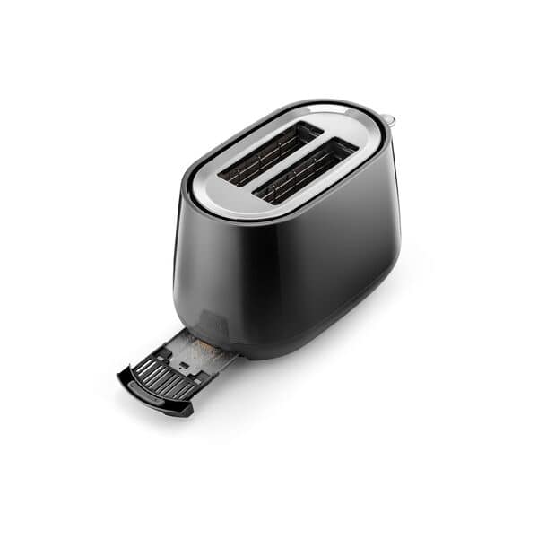 Delonghi TOASTER Delonghi Eclettica 2 Slice Toasters Bold Black CTY2103.BK (7812558651481)