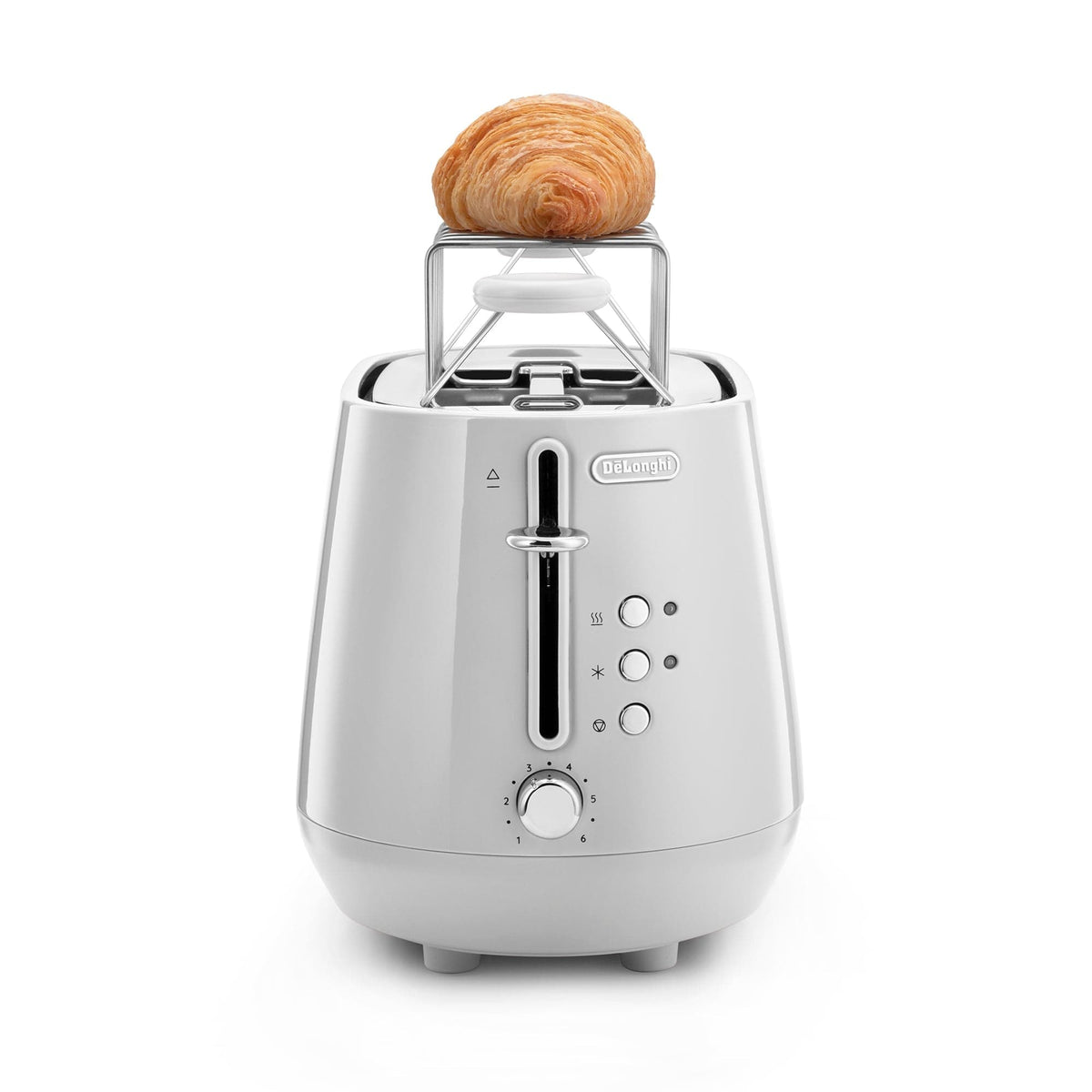 Delonghi TOASTER Delonghi Eclettica 2 Slice Toasters Whimsical White CTY2103.W