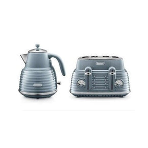 Delonghi TOASTER DeLonghi Scultura Scolpito Kettle & Toaster Breakfast Pack - Mineral Blue (7345677566041)