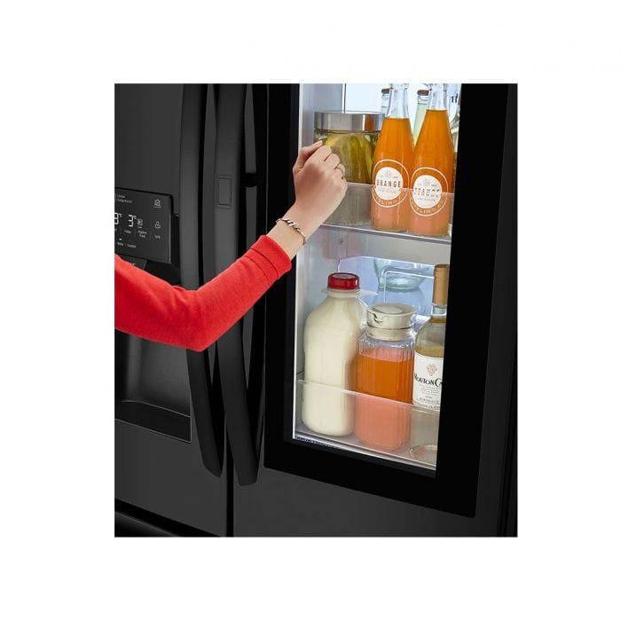 LG Fridge LG  626L Matte Black French Door Instaview with Door-In-Door  GC-X268NQSM (4769281802329)