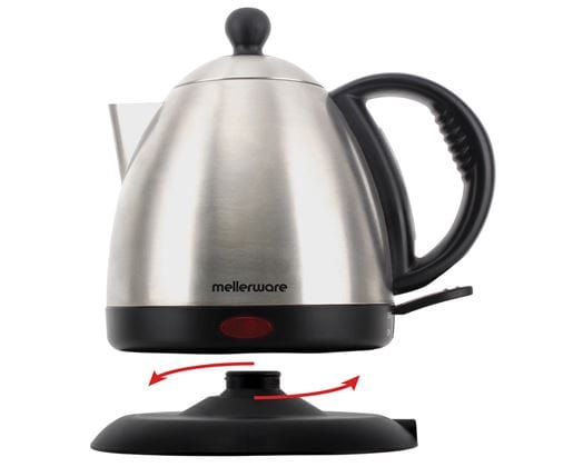 Mellerware KETTLE Mellerware Kettle Cordless Stainless Steel Brushed 0.8L 1300W Siena 22005D (7456651837529)
