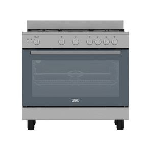 Defy 90cm Inox 5 Burner Full Gas Range Cooker + Turnspit DGS90G (7978719707225)
