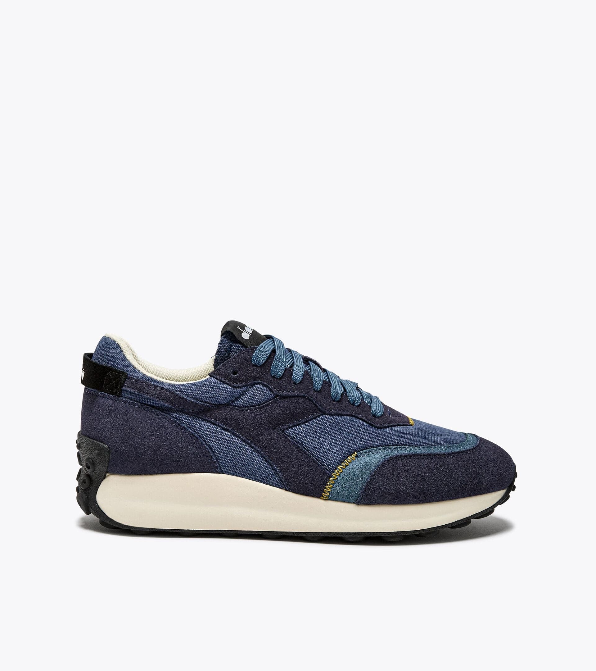 Diadora Mens Sneakers Diadora Race Suede Sw Dark Blue/Faded Denim (7809117683801)