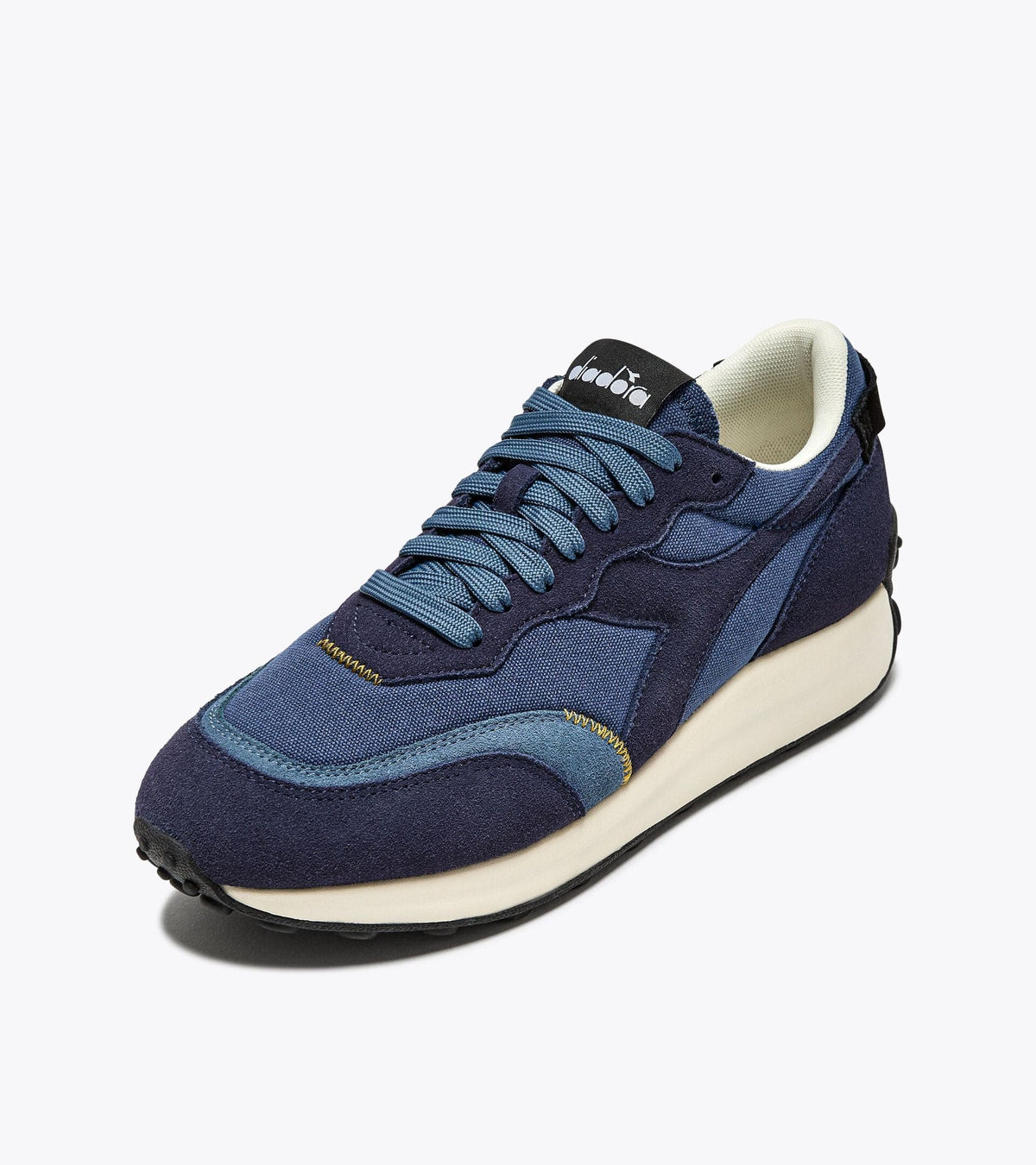 Diadora Mens Sneakers Diadora Race Suede Sw Dark Blue/Faded Denim (7809117683801)