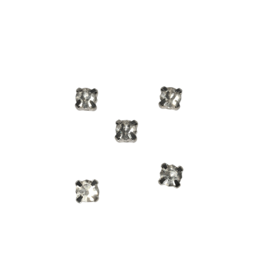 Diamante Habby 5mm Loose Diamante Silver
