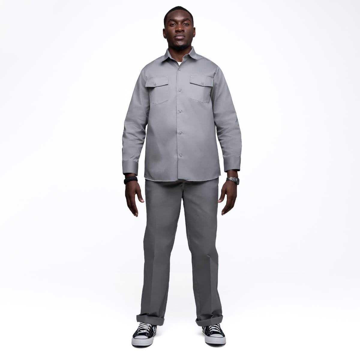 Dickies Shirts Dickies 847 Men's Shirt-Silver Grey 0005135