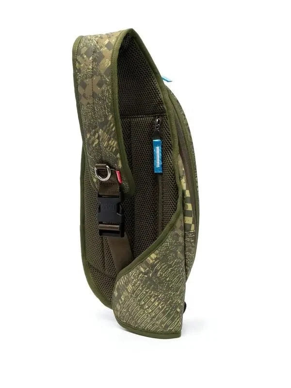 Diesel Crossbody Bag Diesel 1 Dr-Pod Sling Bag Military/Olive Parallel Import