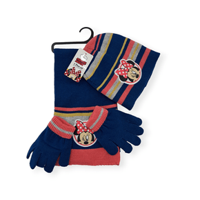 Disney Babies & Kids Minnies Mouse Basic Beanie, Scarf & Glove Set (2061624901721)