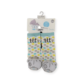 Disney Baby Fun Tatty Teddy  Rattle Socks 3-12 Months (7426318434393)