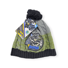 Disney kids Beanie Batman Knit Cable Basic Beanie (7292924788825)