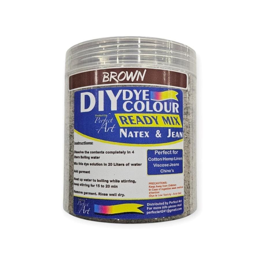 DIY DYE HABBY Brown DIY Natex & Jean Ready Mix Dye 560g (7758380007513)