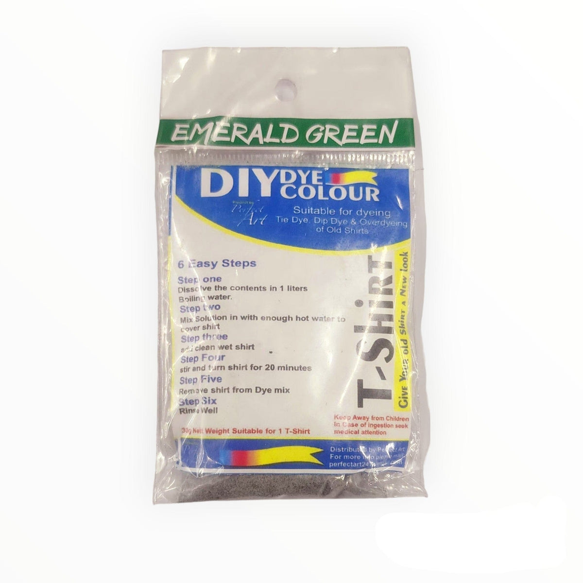 DIY DYE HABBY Emerald T-Shirt Fabric Dye 30 g (7758422442073)