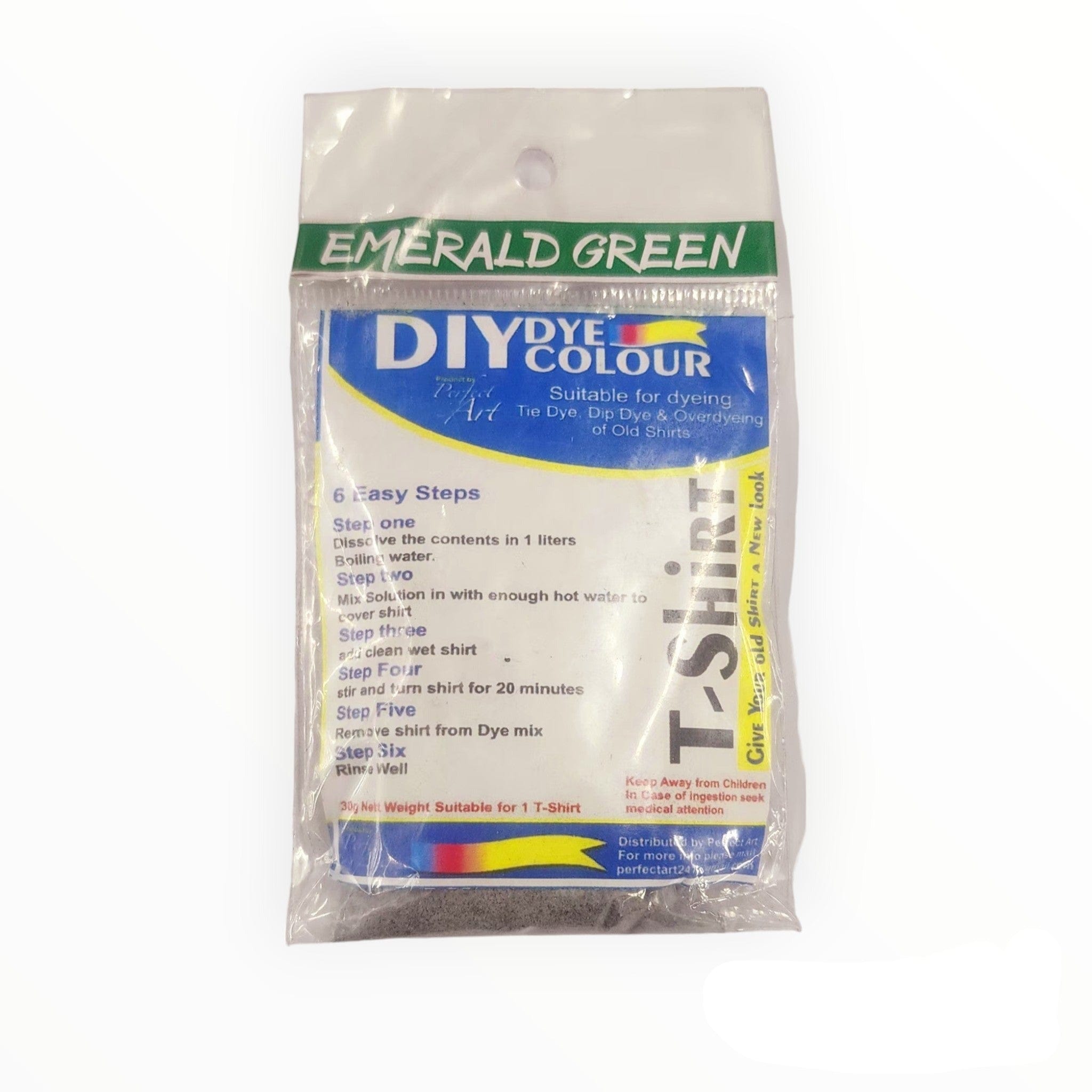 DIY DYE HABBY Emerald T-Shirt Fabric Dye 30 g (7758422442073)