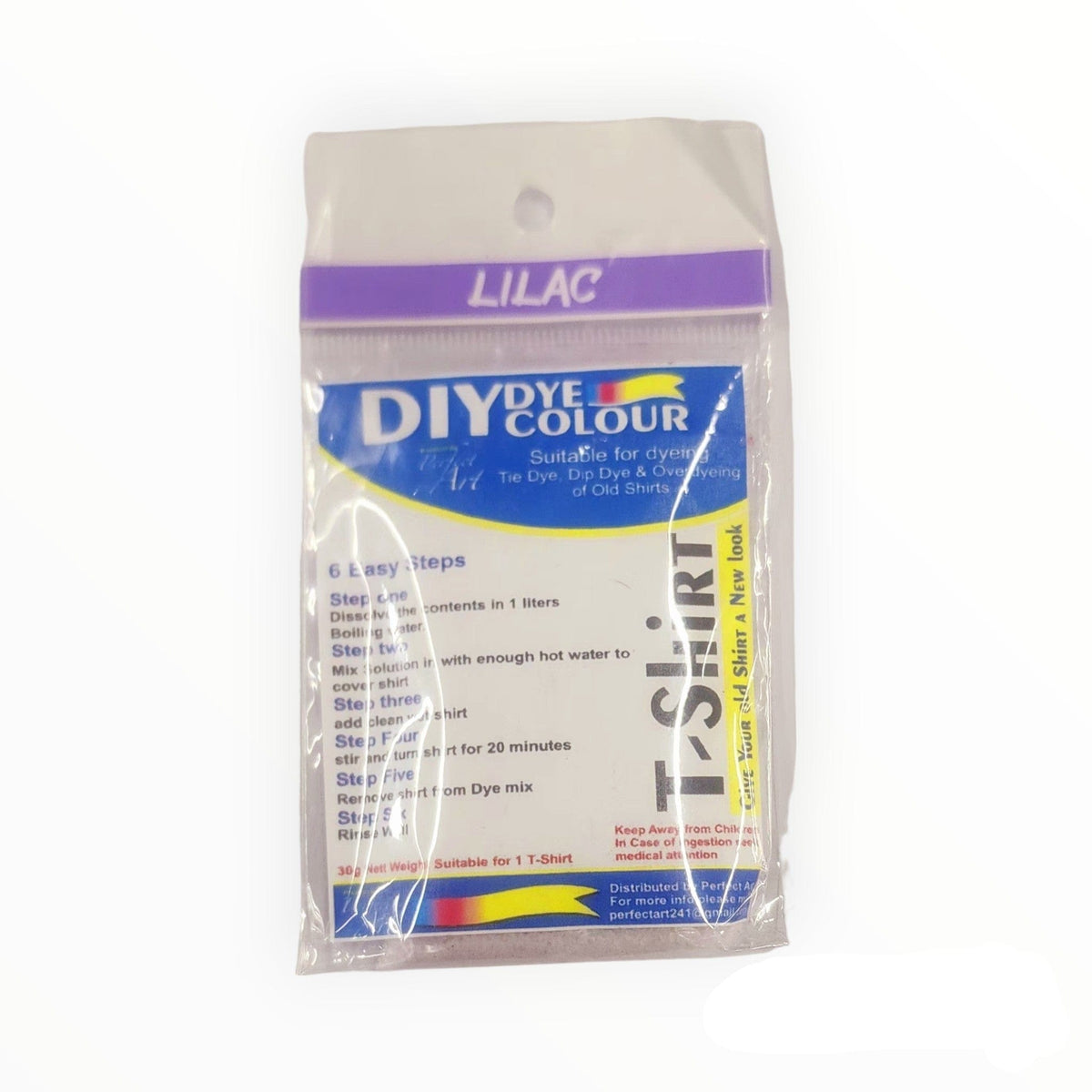 DIY DYE HABBY Lilac T-Shirt Fabric Dye 30 g (7758422442073)