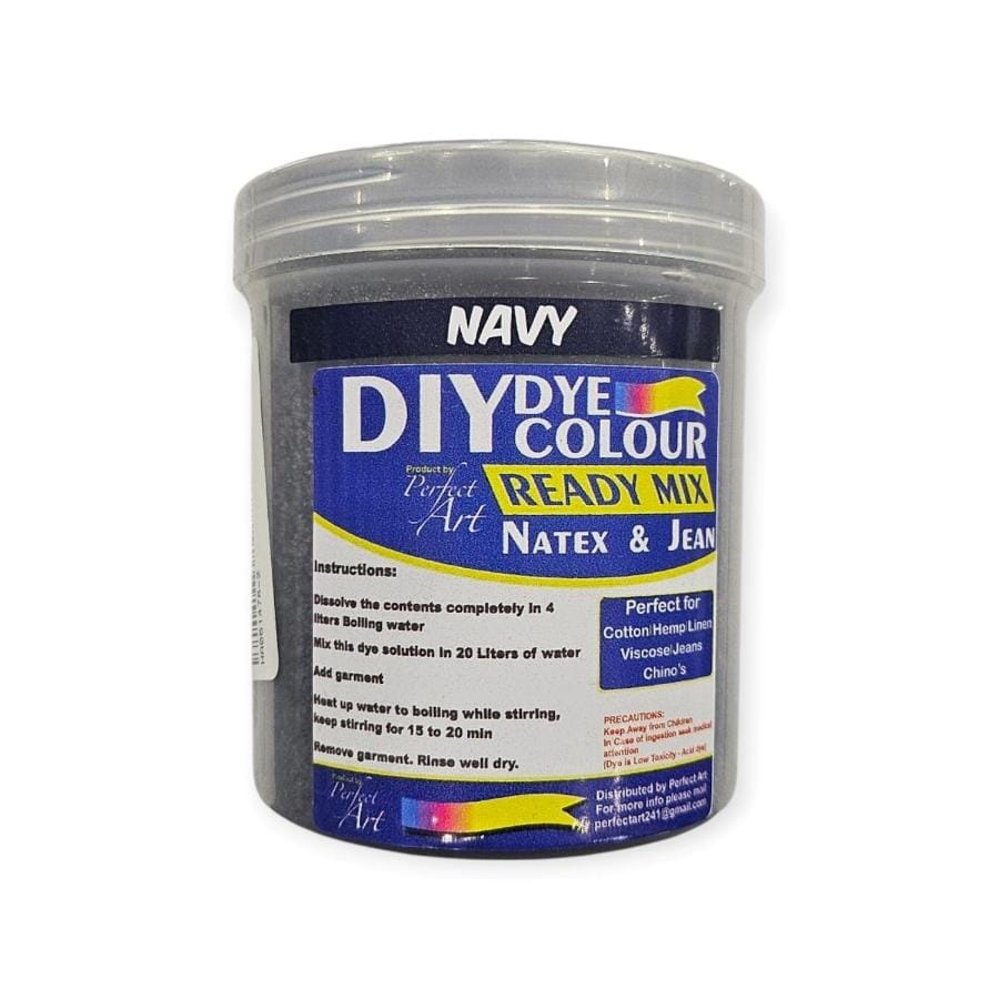 DIY DYE HABBY Navy Blue DIY Natex & Jean Ready Mix Dye 560g (7758380007513)