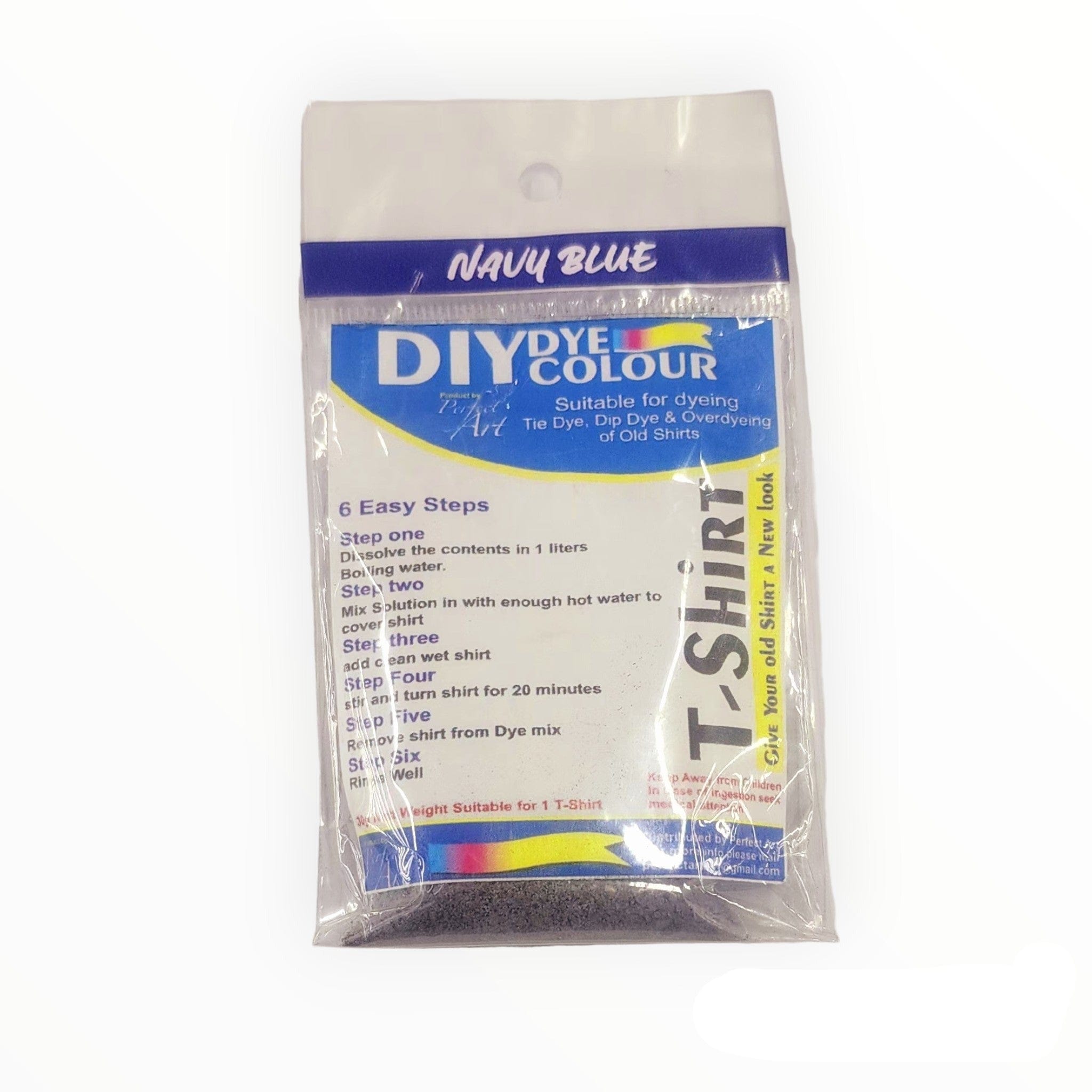 DIY DYE HABBY Navy T-Shirt Fabric Dye 30 g (7758422442073)
