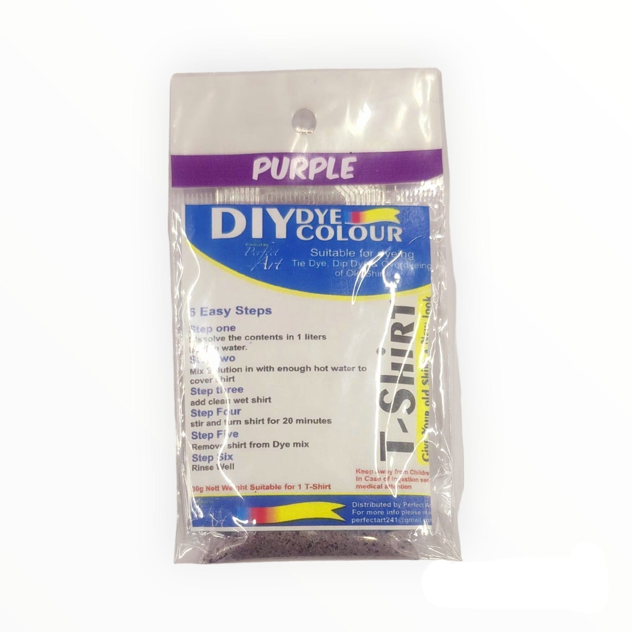 DIY DYE HABBY Purple T-Shirt Fabric Dye 30 g (7758422442073)