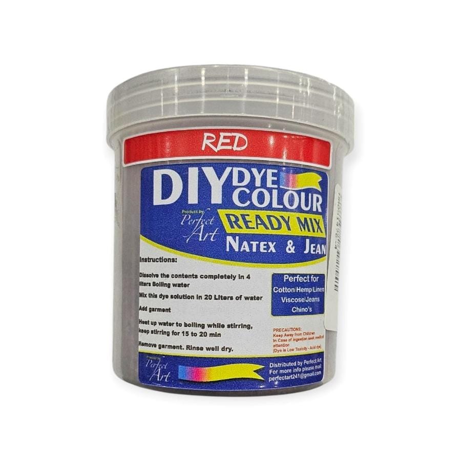 DIY DYE HABBY Red DIY Natex & Jean Ready Mix Dye 560g (7758380007513)
