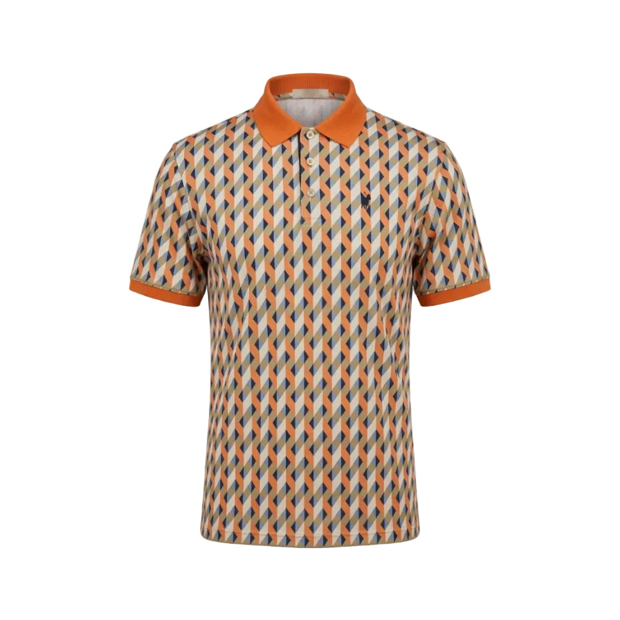 Polo Arthur Mercerised Golfer-Orange 0078613
